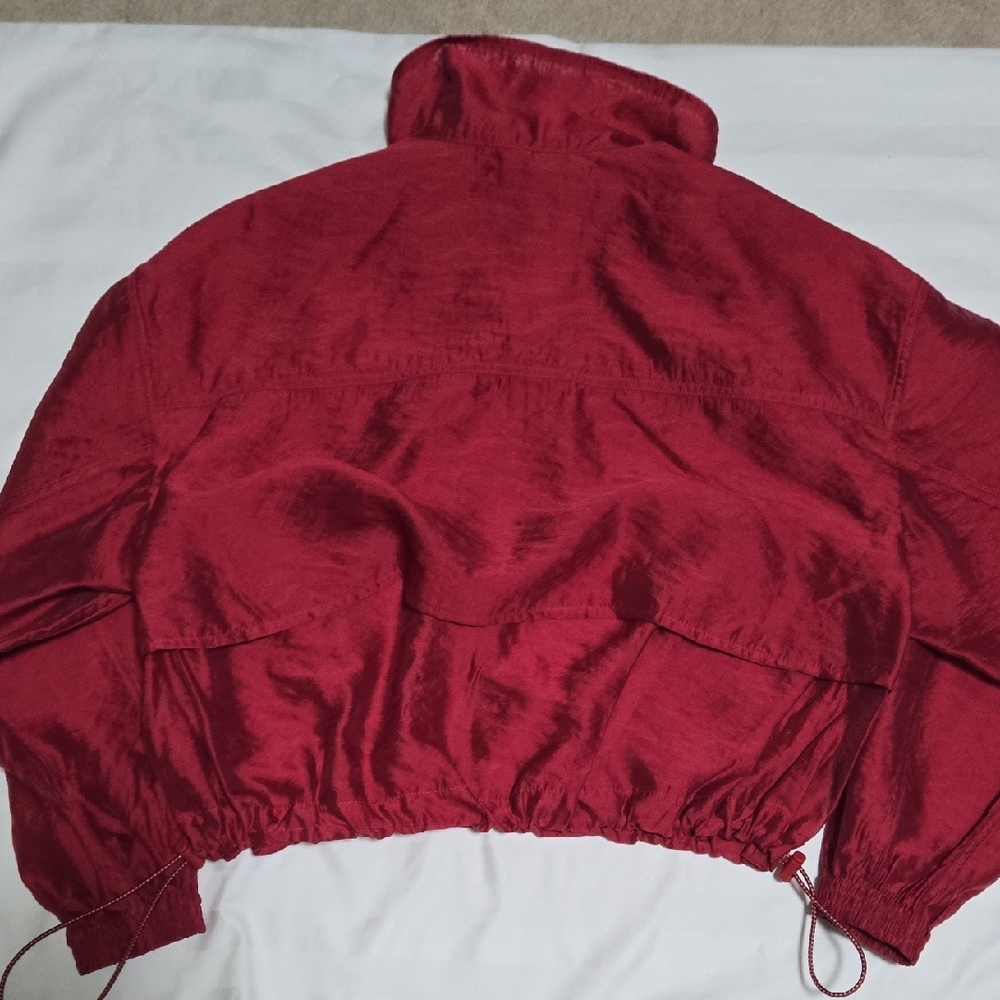 J. Crew Red Zip-Up Jacket - Picture 7 of 8